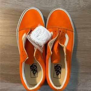Vans Mens Orange Sneakers
